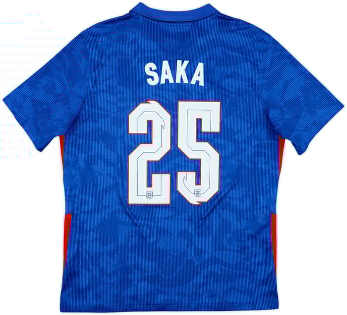 2020-21 England Away Shirt Saka #25 - 8/10 - (L)
