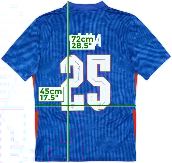 2020-21 England Away Shirt Saka #25 - 8/10 - (S)