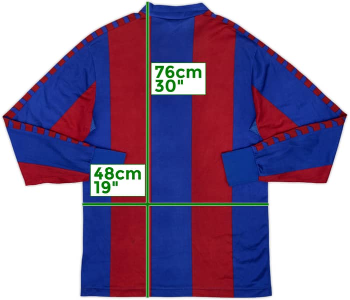 1984-89 Barcelona Home L/S Shirt - 10/10 - (M)