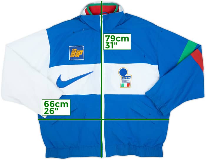 1996-97 Italy Nike Track Jacket - 8/10 - (L)