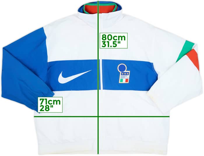 1996-97 Italy Nike Track Jacket - 8/10 - (L)