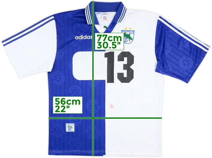 1996-98 Grasshoppers Match Issue Home Shirt #13