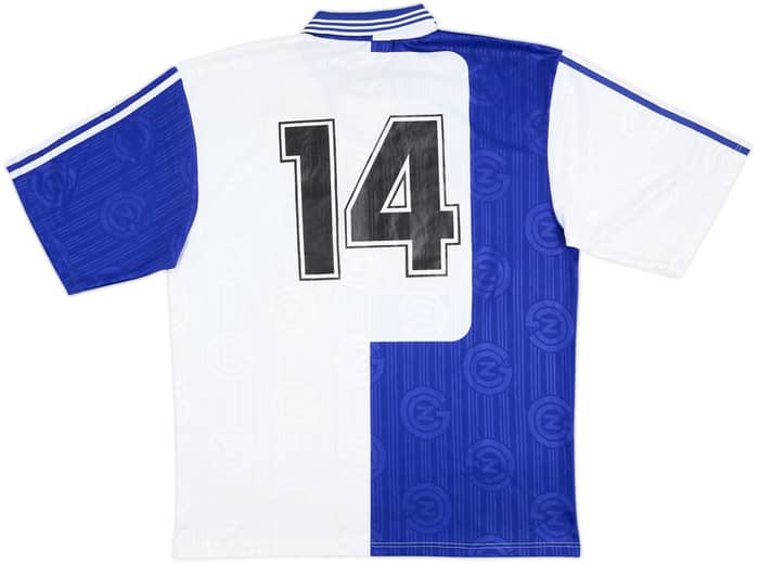1996-98 Grasshoppers Match Issue Home Shirt #14