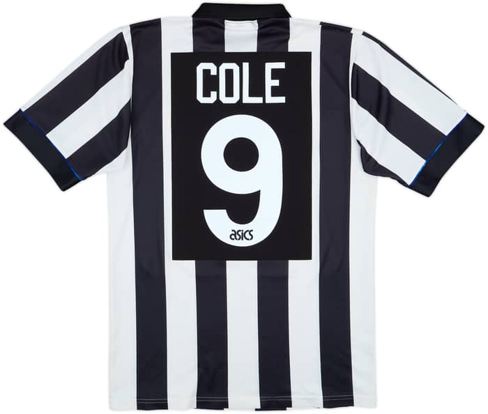 1993-95 Newcastle Home Shirt Cole #9 - 7/10 - (M)