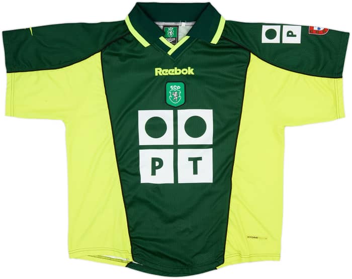 2000-01 Sporting CP Away Shirt Joao Pinto #25 - 8/10 - (L)