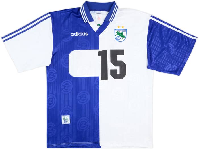 1996-98 Grasshoppers Match Issue Home Shirt #15