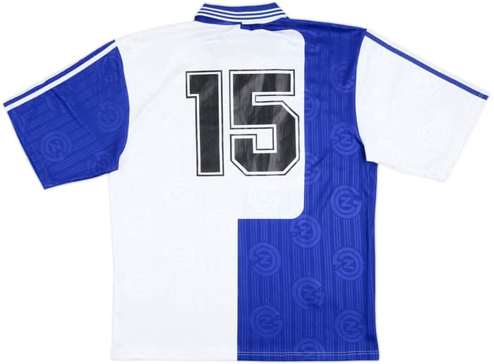 1996-98 Grasshoppers Match Issue Home Shirt #15
