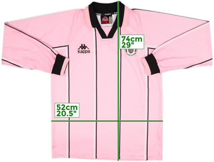 Camiseta de local de Palermo 1996-98 L/S - 9/10 - (L)