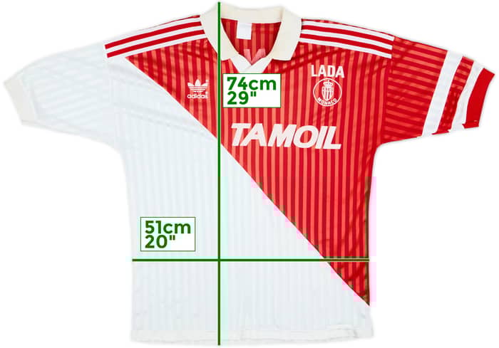 1991-92 Monaco Home Shirt - 6/10 - (L)