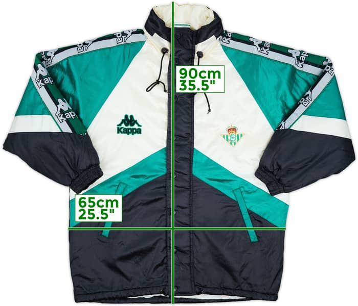 1995-97 Real Betis Kappa Padded Bench Coat - 8/10 - (M)
