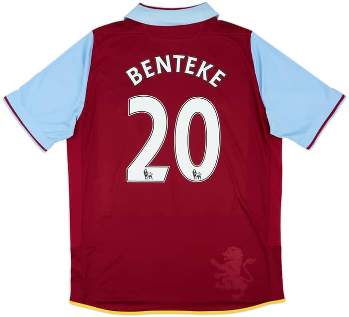2012-13 Aston Villa Home Shirt Benteke #20 - 6/10 - (XL)