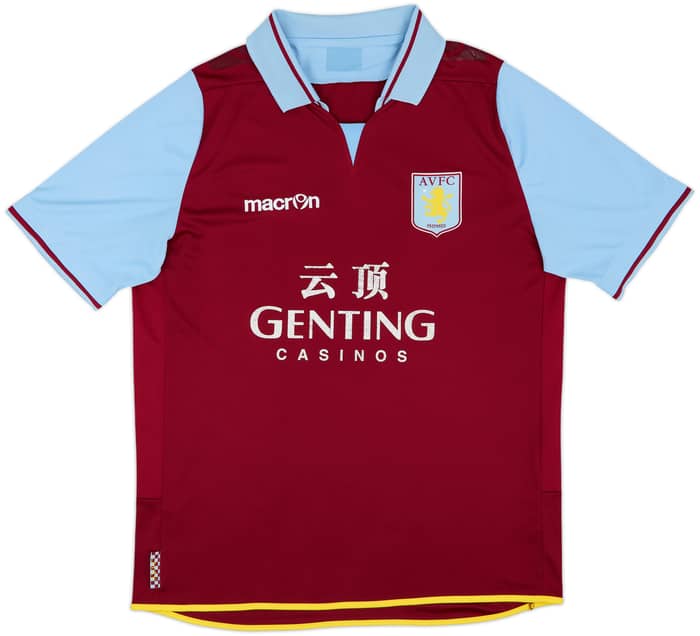 2012-13 Aston Villa Home Shirt Benteke #20 - 6/10 - (XL)