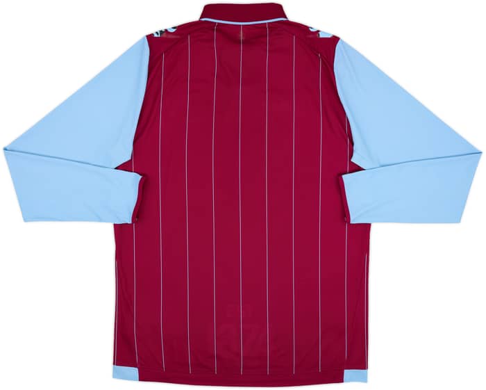 2014-15 Aston Villa Home L/S Shirt - 5/10 - (L)