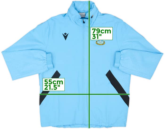 2021-22 Sheffield Wednesday Macron Hooded Rain Jacket - 10/10 - (M)