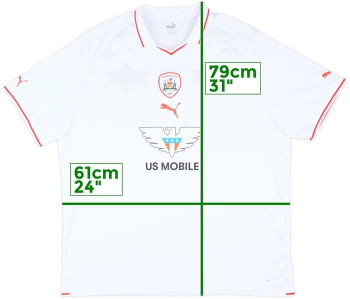 2023-24 Barnsley Away Shirt - 10/10 - (3XL)