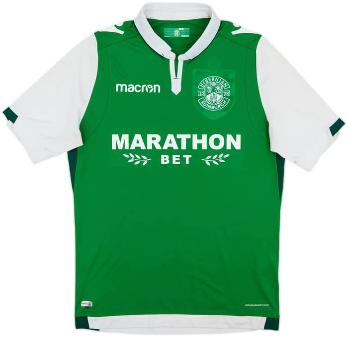 2017-18 Hibernian Home Shirt - 6/10 - (M)