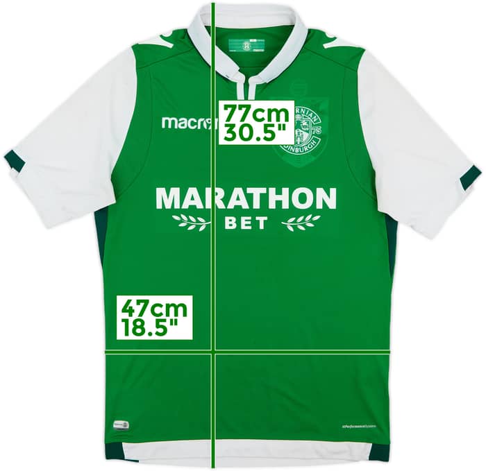 2017-18 Hibernian Home Shirt - 6/10 - (M)