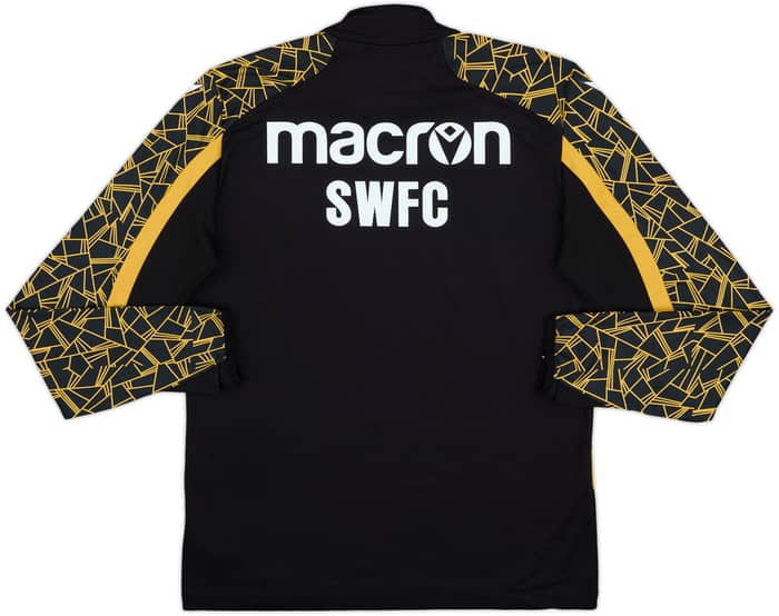 2021-22 Sheffield Wednesday Macron 1/4 Zip Drill Top - 8/10 - (M)