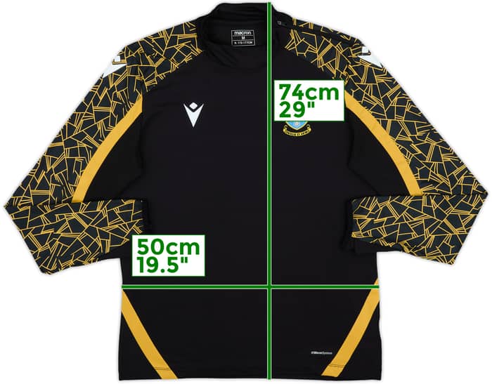 2021-22 Sheffield Wednesday Macron 1/4 Zip Drill Top - 8/10 - (M)