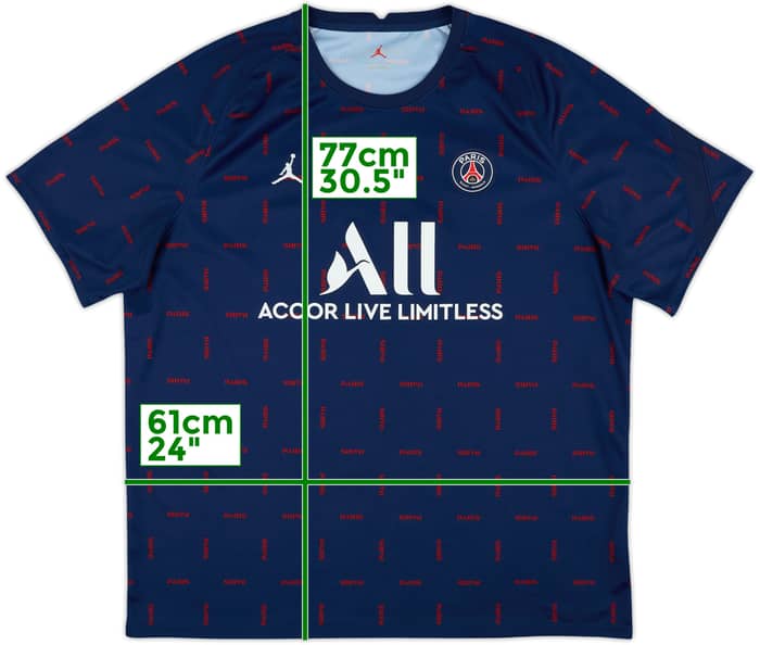 2021-22 Paris Saint-Germain Nike Training Shirt - 10/10 - (XXL)