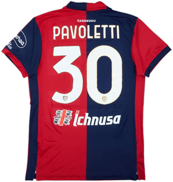 2023-24 Cagliari Home Shirt Pavoletti #30 (M)