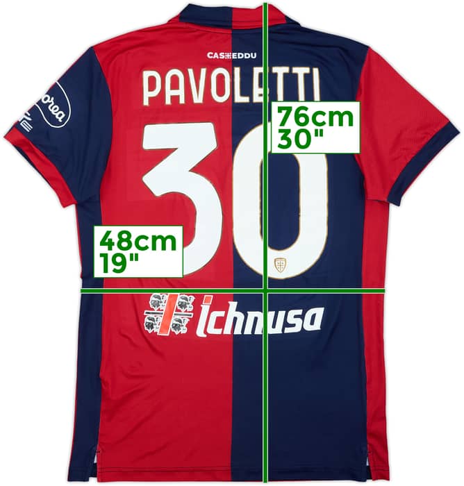 2023-24 Cagliari Home Shirt Pavoletti #30 (M)