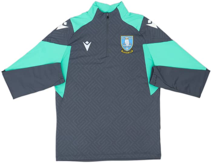 2023-24 Sheffield Wednesday Macron 1/4 Zip Drill Top - 9/10 - (M)