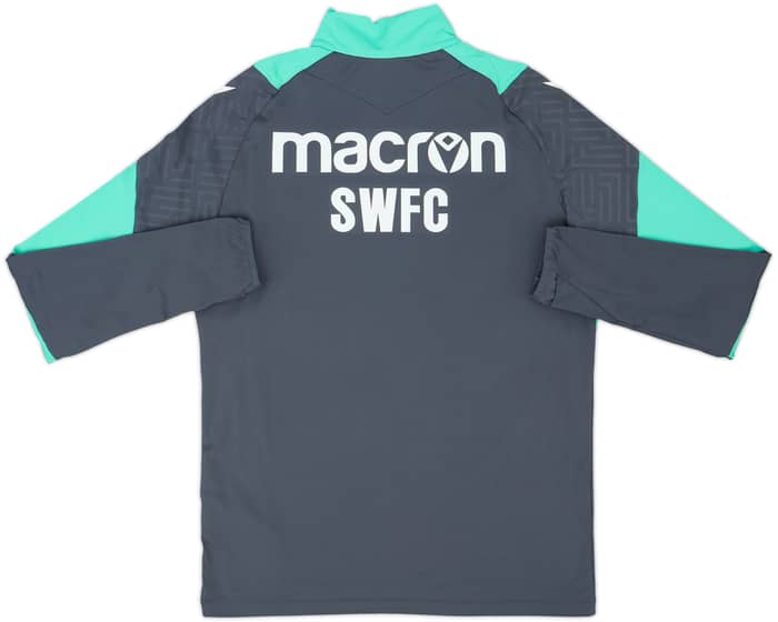 2023-24 Sheffield Wednesday Macron 1/4 Zip Drill Top - 9/10 - (M)