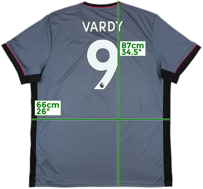 2021-22 Leicester Third Shirt Vardy #9 - 8/10 - (XXL)