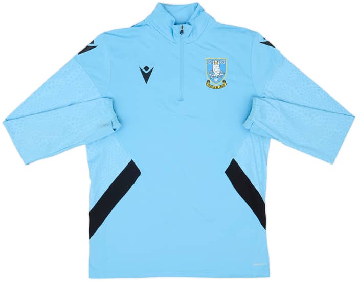 2021-22 Sheffield Wednesday Macron 1/4 Zip Drill Top - 7/10 - (M)