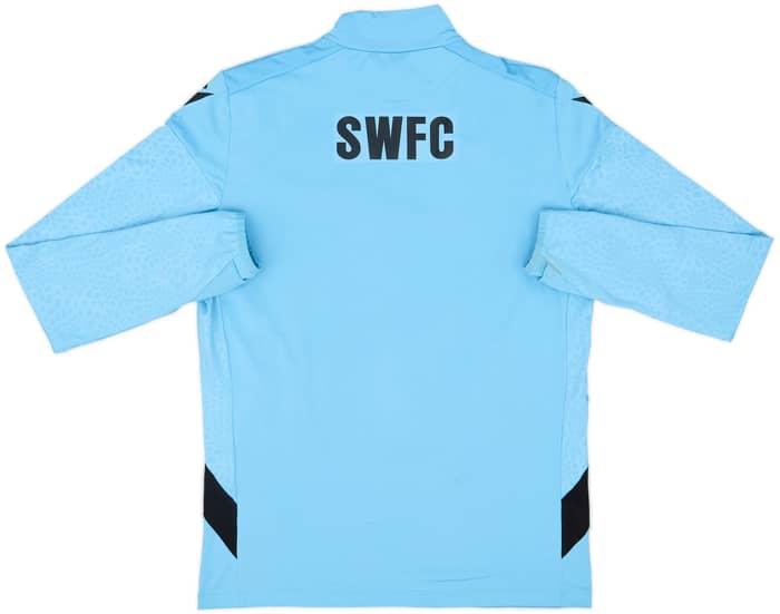 2021-22 Sheffield Wednesday Macron 1/4 Zip Drill Top - 7/10 - (M)