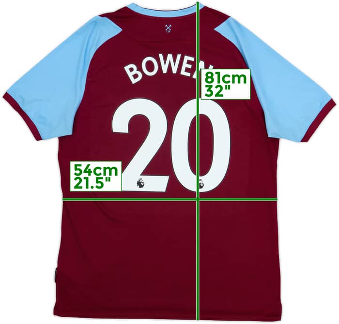 2020-21 West Ham Home Shirt Bowen #20 - 6/10 - (XL)