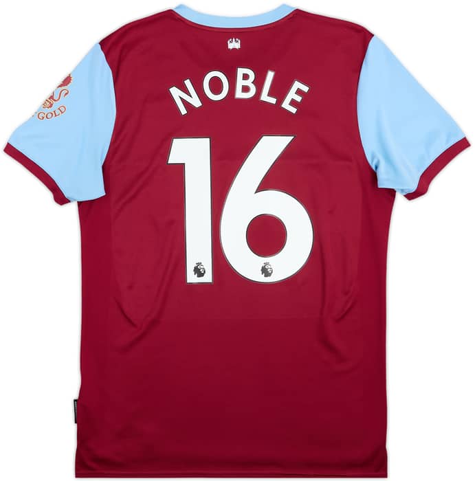 2019-20 West Ham Home Shirt Noble #16 - 8/10 - (M)