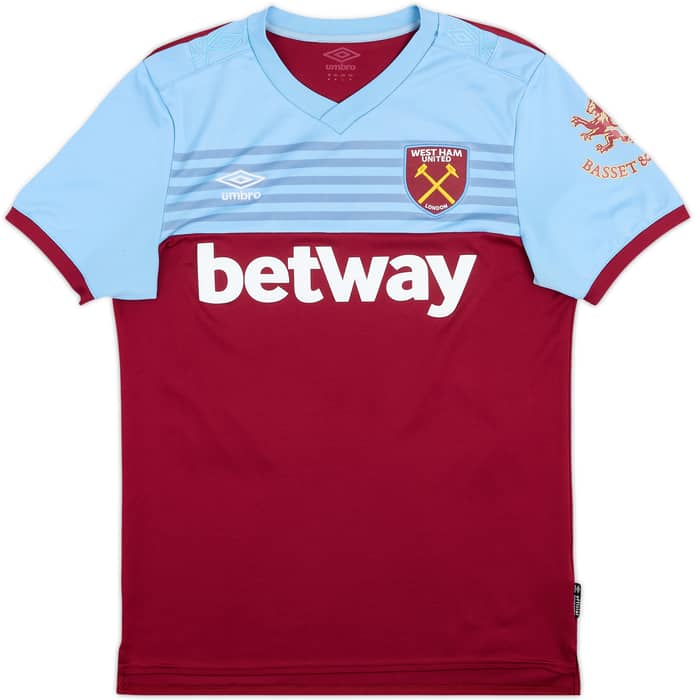 2019-20 West Ham Home Shirt Noble #16 - 8/10 - (M)