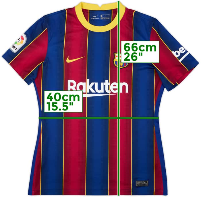 2020-21 Barcelona Home Shirt - 10/10 - (Women's M)