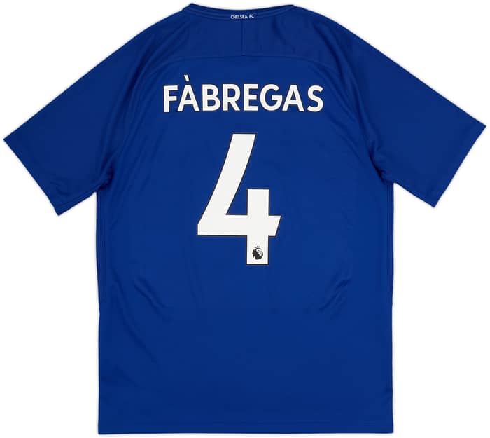 Camiseta de local del Chelsea 2017-18 Fabregas #4 - 8/10 - (L)