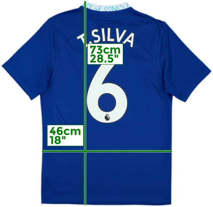 2022-23 Chelsea Home Shirt T.Silva #6 - 10/10 - (S)
