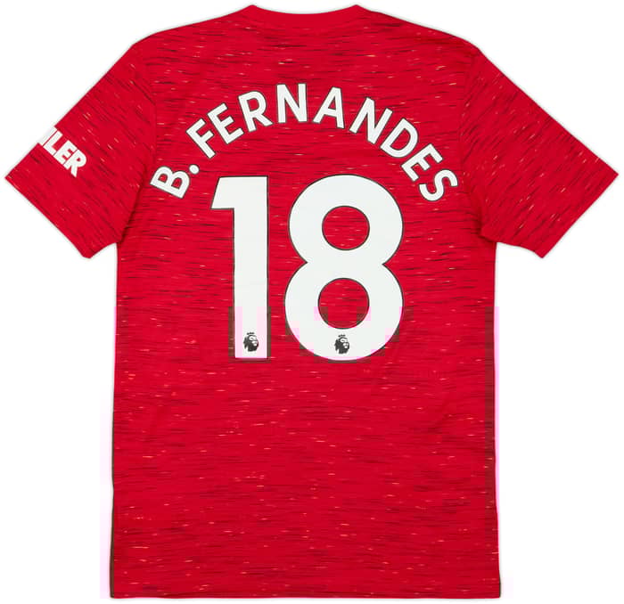 2020-21 Manchester United Home Shirt B.Fernandes - 8/10 - (S)