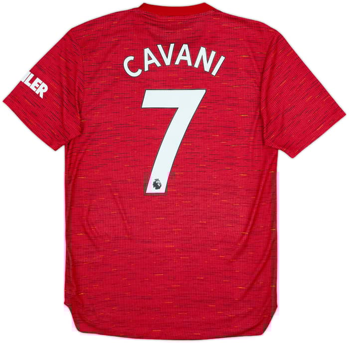 2020-21 Manchester United Authentic Home Shirt Cavani #7 - 9/10 - (S)