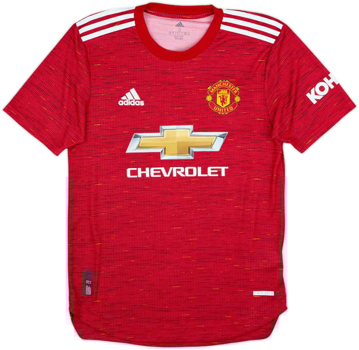 2020-21 Manchester United Authentic Home Shirt Cavani #7 - 9/10 - (S)