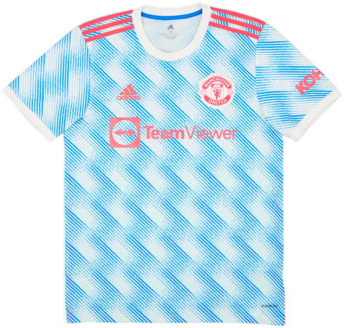 2021-22 Manchester United Away Shirt B.Fernandes #18 - 8/10 - (M)