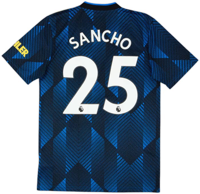 2021-22 Manchester United Third Shirt Sancho #25 - 9/10 - (S)