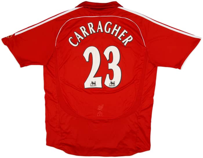 2006-08 Liverpool Home Shirt Carragher #23 - 6/10 - (XL)