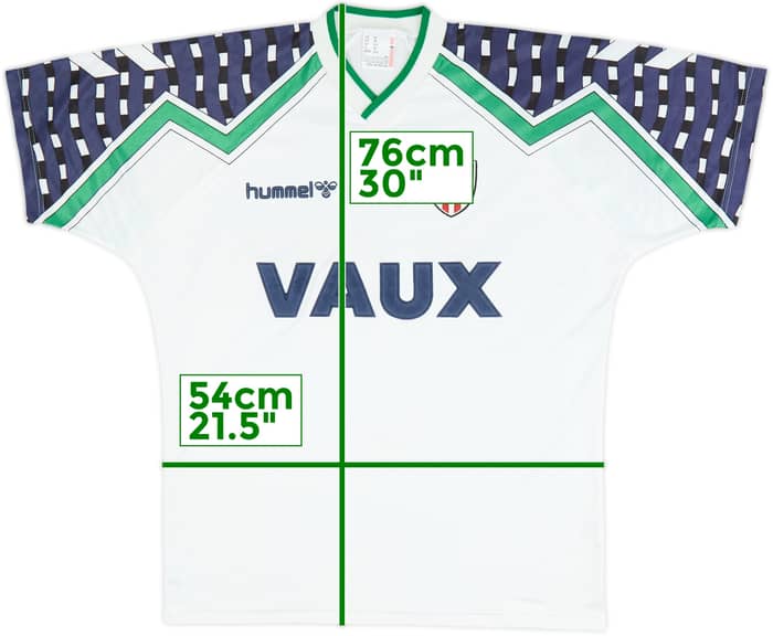 1991-94 Sunderland Away Shirt - 9/10 - (M)