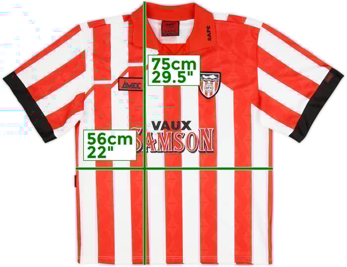 1994-96 Sunderland Home Shirt - 8/10 - (M)