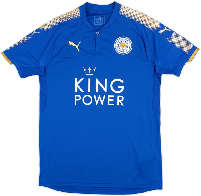 2017-18 Leicester Home Shirt Vardy #9 - 10/10 - (M)