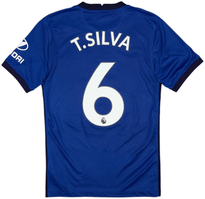 2020-21 Chelsea Home Shirt T.Silva #6 - 8/10 - (XS)