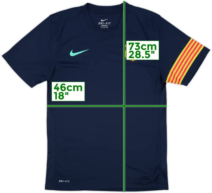 2010-11 Barcelona Nike Training Shirt - 8/10 - (S)