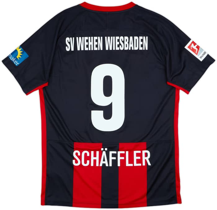 2019-20 Wehen Wiesbaden Home Shirt Schaffler #9 - 8/10 - (L)