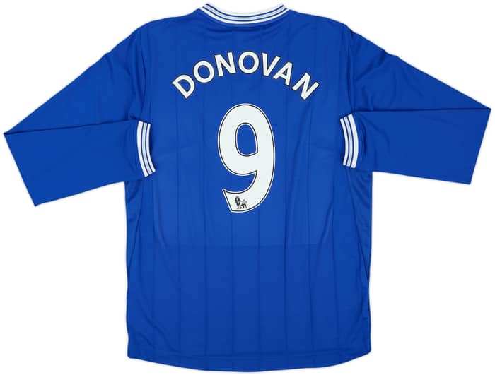 2009-10 Everton Home L/S Shirt Donovan #9 - 9/10 - (M)